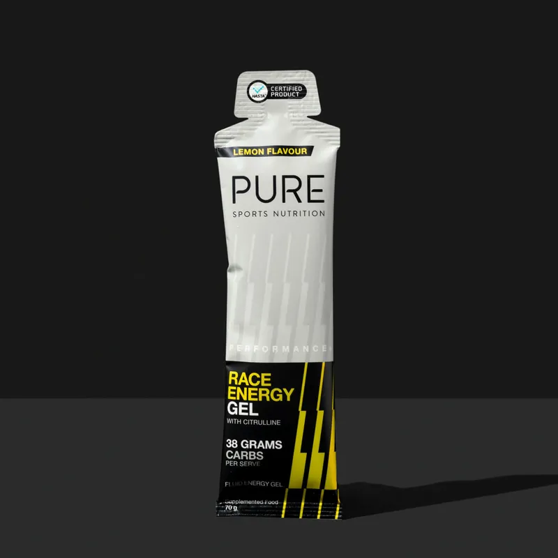 PURE Performance Plus Race Energy Gel Lemon 70g-1